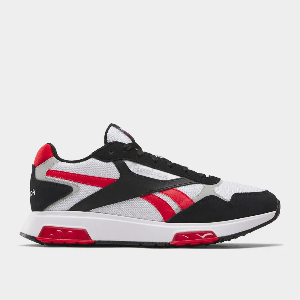 Reebok Mens Dmx Flow Sneaker White/black/red  _ 183026 _ White