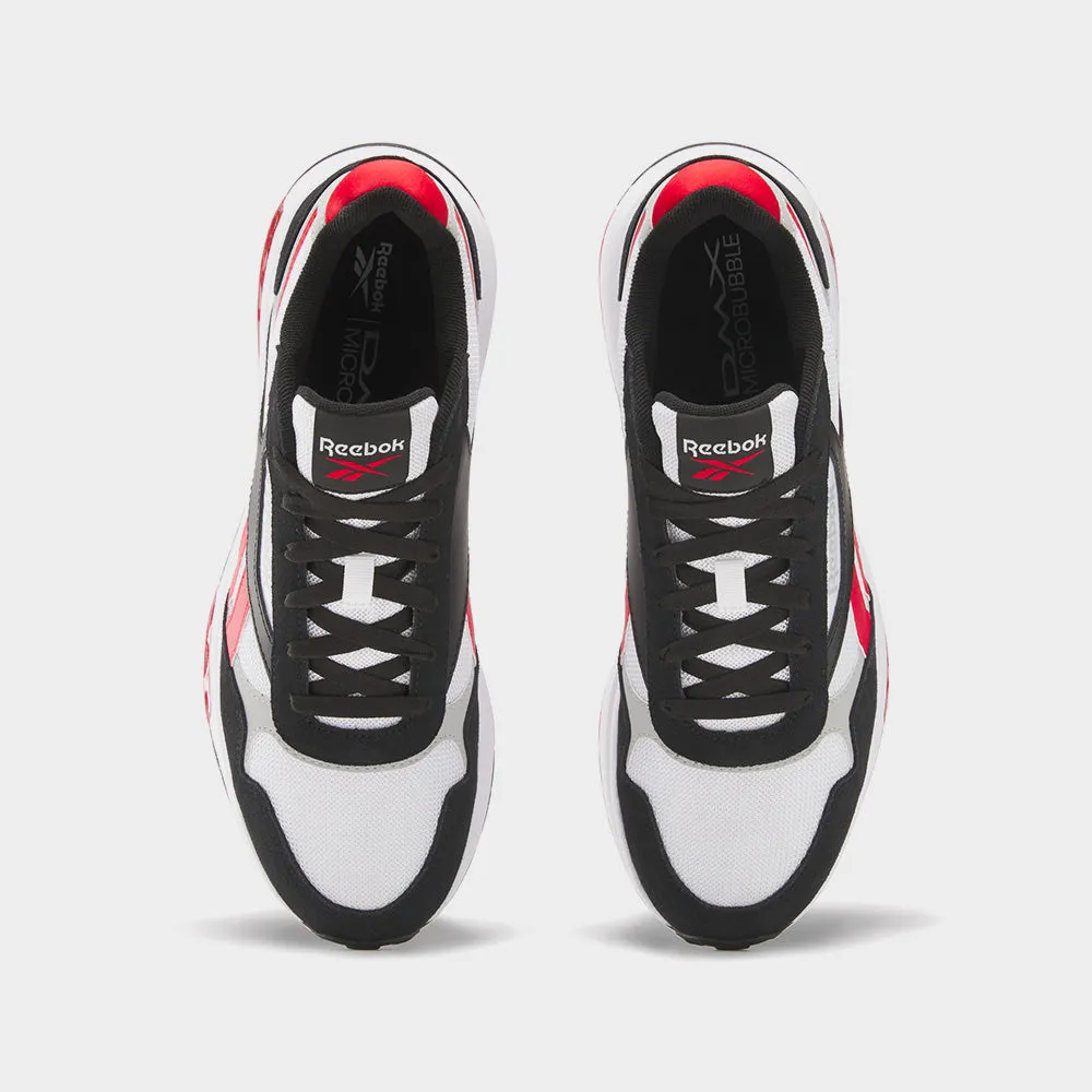 Reebok Mens Dmx Flow Sneaker White/black/red  _ 183026 _ White